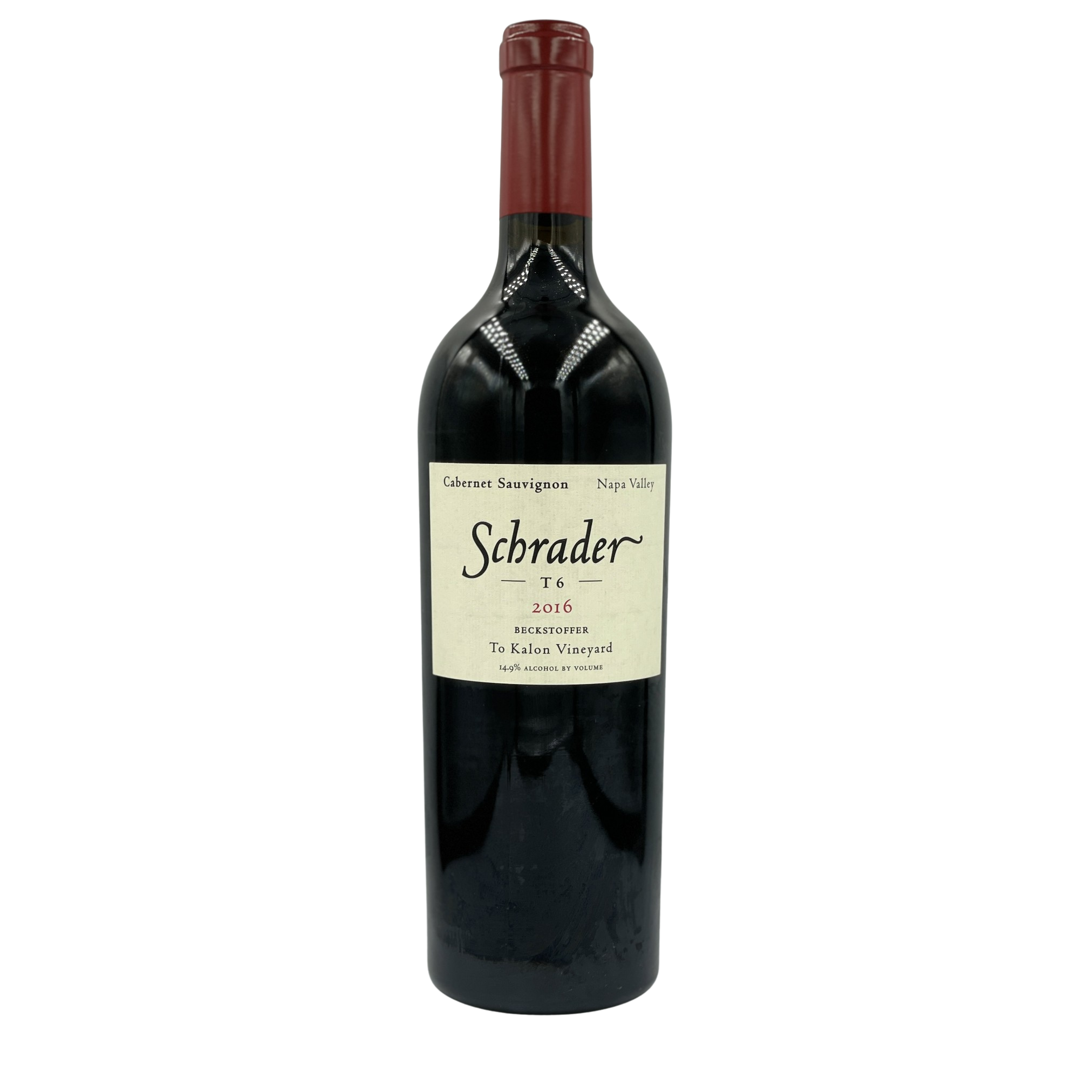 Schrader Cabernet Sauvignon T6 Beckstoffer to Kalon Vineyard 2016